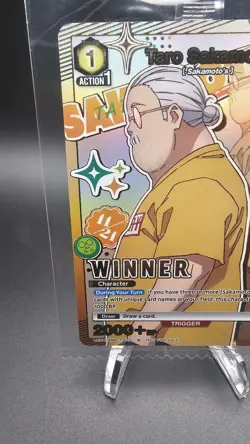 UNION ARENA Sakamoto Days Taro Sakamoto WINNER Card SEALED - Image 3