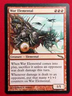 MTG 1X War Elemental X1 Mirrodin Magic - LP - Image 1