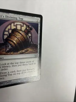 Sensei’s Divining Top Champions Of Kamigawa Card #268 MTG HP - Image 2
