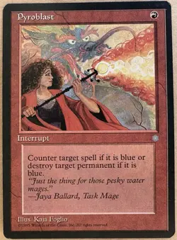 Pyroblast X1 Ice Age Mtg Magic the Gathering - Image 1