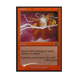 WOTC MtG FNM Promos Shock (P) (Foil) EX - Image 1