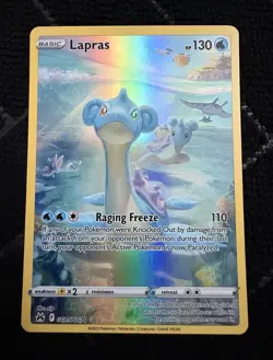 Pokemon Lapras SWSH Crown Zenith Galarian Gallery Ultra Rare Holo GG05/GG70 - Image 1