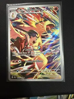 Pokemon TCG Ethan’s Typhlosion 190/182 Full Art Destined Rivals Mint Typhlosion - Image 1