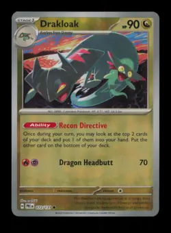 DRAKLOAK (POKE BALL PATTERN) COMMON HOLO 072/131 NM POKEMON - Image 1