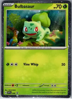 Bulbasaur - (Cosmos Holo) 046 Holo Scarlet & Violet Promo - Pokemon Card - NM - Image 1