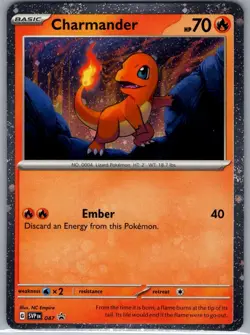 Charmander - (Cosmos Holo) 047 Holo Scarlet & Violet Promo - Pokemon Card - NM - Image 1