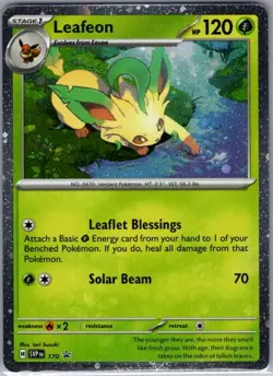 Leafeon - (Cosmos Holo) 170 SV: Scarlet & Violet Promo Cards - Pokemon Card - NM - Image 1