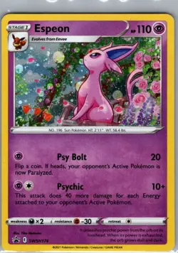 Espeon SWSH174 SWSH: Sword & Shield Promo Cards - Pokemon Card - NM - Image 1