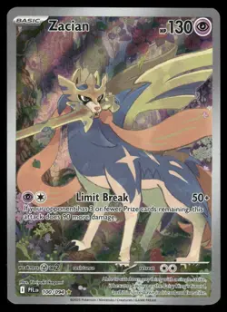 Pokemon Cards Zacian 100/094 Phantasmal Flames Illustration Rare NM *1 - Image 1