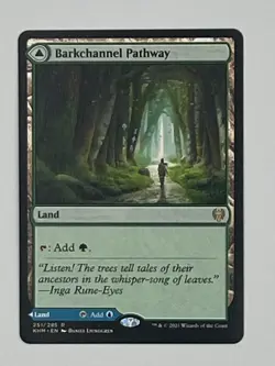 Barkchannel Pathway Tidechannel Pathway (KHM) Magic: The Gathering NM - Image 1