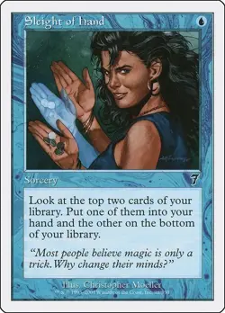 Sleight of Hand 7th Edition Regular MTG non foil - Image 1