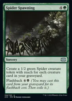 MTG Spider Spawning [Double Masters 2022] Foil Near Mint Magic - Image 1