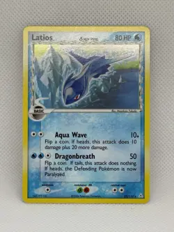 Pokemon Latios Delta Species Holo Rare 22/110 EX Holon Phantoms LP/NM - Image 2