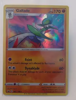 Pokemon TCG Gallade Chilling Reign 081/198 Holo Rare - Image 3