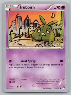 Trubbish 56/122 Common World Championship Decks Pokemon NM/M - Image 1