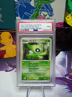 Celebi 2007 Pokemon Japanese 10th Movie Timeless Holo PSA 9 - Image 1