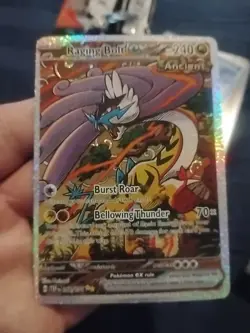 Pokemon TCG Raging Bolt EX Prismatic Evolutions 2025 Mint/Nm Condition - Image 1
