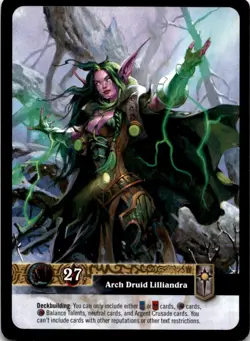 Arch Druid Lilliandra FOIL World of Warcraft TCG WOW - Image 2