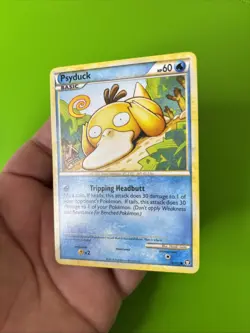 Psyduck 74/102 Triumphant Non Holo Pokemon Card LP - Image 3