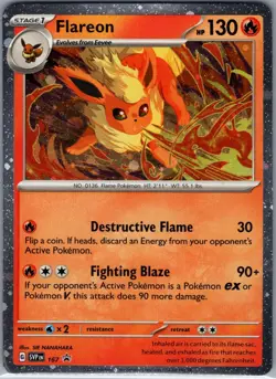 Flareon - (Cosmos Holo) SVP 167 SV: Scarlet & Violet Promo - Pokemon Card - NM - Image 1