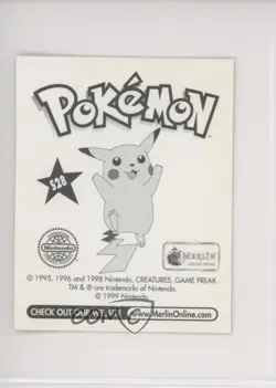 Misty Merlin Pokemon Album Stickers Silver Prism #S28 1999 - Image 2