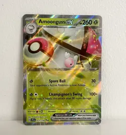 Pokemon TCG Amoonguss EX 011/158 Journey Together Card Near Mint - Image 1