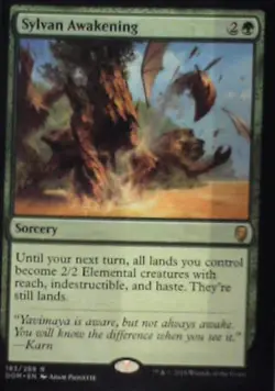 Sylvan Awakening - Dominaria: #183, Magic: The Gathering Nm C316 - Image 1