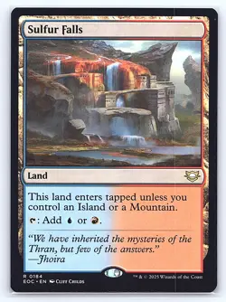 Sulfur Falls 184 Rare Commander: Edge of Eternities Magic: The Gathering NM - Image 1