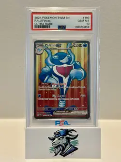 2024 Pokemon Palafin ex Ultra Rare PSA 10 GEM MINT #193 TWM EN - Image 1