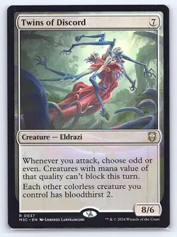 Twins of Discord 37 Rare Commander: Modern Horizons 3 Magic: The Gathering LP - Image 1