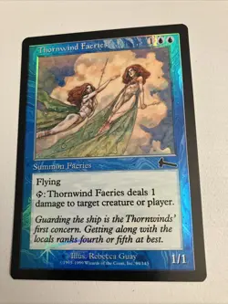 FOIL Thornwind Faeries Urza's Legacy 44/144 Foil Common Magic the Gathering - Image 1
