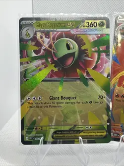 Pokemon Ascended Heroes Mega ex Box Promos - Meganium, Emboar, & Feraligatr - Image 2
