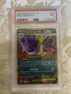 Pokemon TCG 4 Slab Card Lot Holo Pikachu Mega Gengar Mega Sharpedo Oricorio EX - Image 3