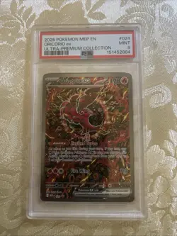 Pokemon TCG 4 Slab Card Lot Holo Pikachu Mega Gengar Mega Sharpedo Oricorio EX - Image 5