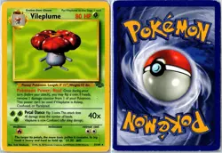 Pokemon Card - Vileplume Jungle 31/64 1999 Rare Unlimited Heavily Played - Image 3