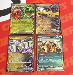 Pokemon ex Lot - Temporal Forces Scovillain Iron Boulder Miraidon Farigiraf - NM - Image 1
