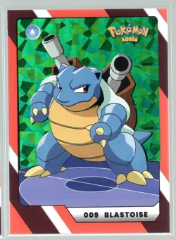2025 Pokemon Kanto Full House - Green Cracked Ice Holo-BLASTOISE #009 - Image 1