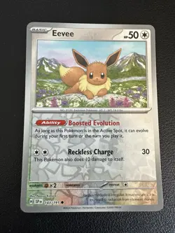 Pokemon - Eevee 143/191 Surging Sparks Reverse Holo NM - Image 1