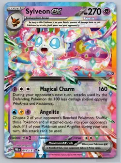 Sylveon ex 041/131 Holo Double Rare Prismatic Evolutions Pokemon Near Mint - Image 1