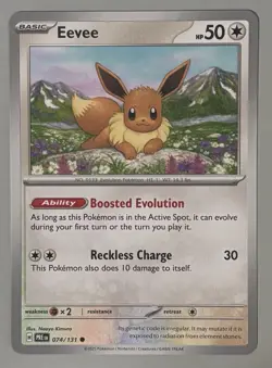 Eevee 074/131 Pokemon Sv: Prismatic Evolutions Regular - Image 1