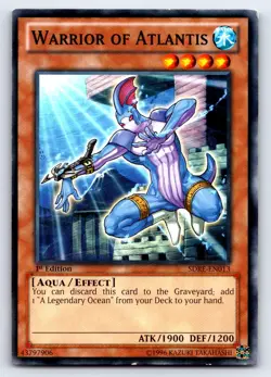 Warrior of Atlantis Common Speed Duel: Streets of Battle City SBC1-ENI12 LP - Image 1