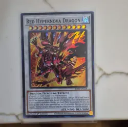 Yu-Gi-Oh! Red Hypernova Dragon BLZD-EN038 Blazing Dominion 1st Ed Ultra Foil - Image 1