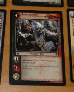 CCG LORD OF THE RINGS RARE CARD CARTE 2R93 TOWER ASSASSIN LOTR ** - Image 1