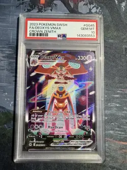 Pokemon Deoxys TCG Full Art Ultra Rare Holo Card GG12/GG70 Crown Zenith PSA 10 - Image 1