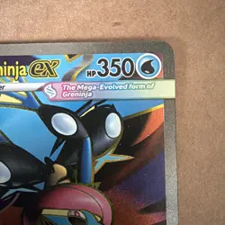 Mega Greninja ex 100/086 Chaos Rising (Full Art) TCG Pokemon Card NM - Image 3