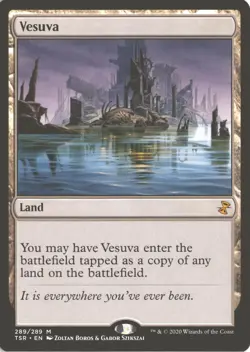 MTG Vesuva (289) Non-Foil Base Mythic Time Spiral: Remastered 2021 NM - Image 1