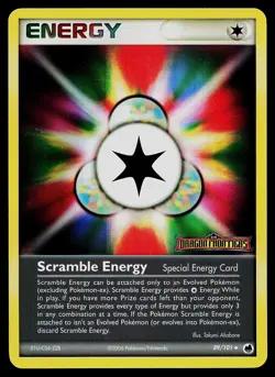 Pokemon Card - Scramble Energy Dragon Frontiers 89/101 Reverse Holo Stamped - Image 1