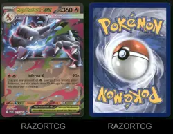 MEGA CHARIZARD X EX 013/094 DOUBLE RARE PHANTASMAL FLAMES POKEMON NM/M - Image 3