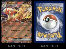 BLAZIKEN EX 024/159 DOUBLE RARE JOURNEY TOGETHER POKEMON NM/M - Image 3
