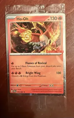 Ho-Oh 010/086 GameStop Exclusive Sealed Chaos Rising Promo TCG Pokemon - Image 1